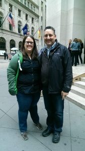 Production Manager Andrew Saxe & Me, NYC for NYCC 2014