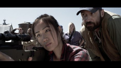 Female 10K, or Brittany if you want her actual name, gave 10K a good run for his money on the gun. [SyFy]