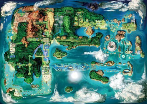 Hoenn Region in 3D [Bulbapedia]