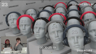 [Source: Urbanears] Honestly...these mannequin heads look a little creepy.