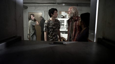 The irony of climbing into a space meant for a dead body... [SyFy]