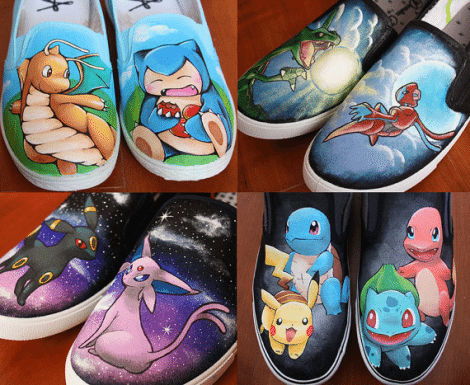 Pokémon Inspired Shoes [Etsy]