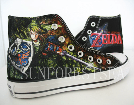 Zelda Inspired Shoes [Etsy]