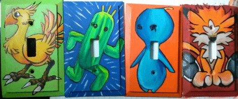 Final Fantasy Inspired Light Switches [Etsy]