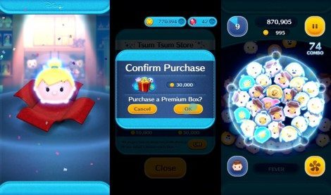 Premium boxes allow players the chance of winning popular and powerful characters such as Tinker Bell, Maleficent, and Elsa.
