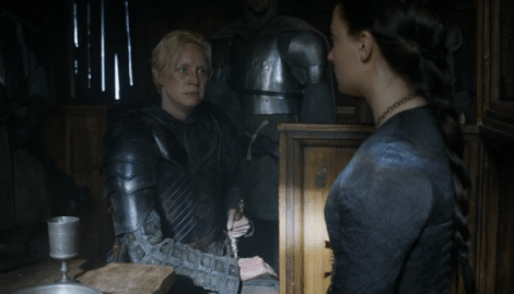 This is now the second Stark to refuse Brienne's aid [HBO]
