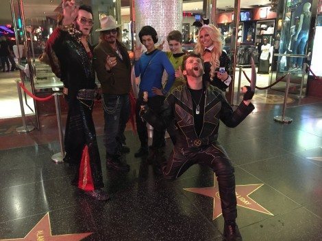 Spock and I (Kirk) made some friends our first night out on the Boulevard.