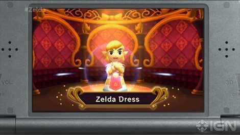 Triforce Heroes also includes costumes, which give the characters powers like increased speed, bomb carrying, and challenging gender norms. [IGN]