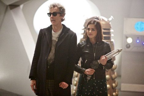 Twelve sports a set of sonic sunglasses [Simon Ridgway/BBC Worldwide Limited]