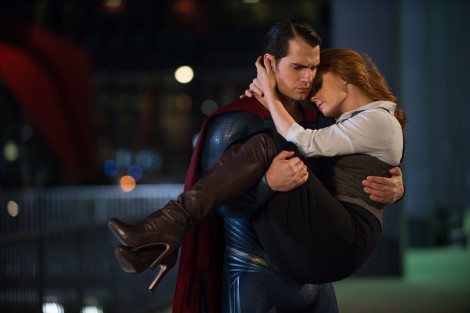 Save me from poorly interpreted supervillains, Superman. [Warner Bros.]
