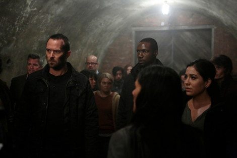 BLINDSPOT -- Episode 111 -- Pictured: (l-r) Sullivan Stapleton as Kurt Weller, Rob Brown as Reade, Audrey Esparza as Zapata -- (Photo by: Giovanni Rufino/NBC)