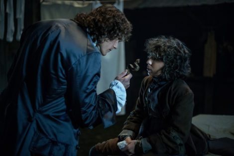 "How dare you steal my wooden snake? Also your name is Fergus now." [STARZ]