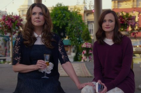 Lorelai and Rory before the final four words.
