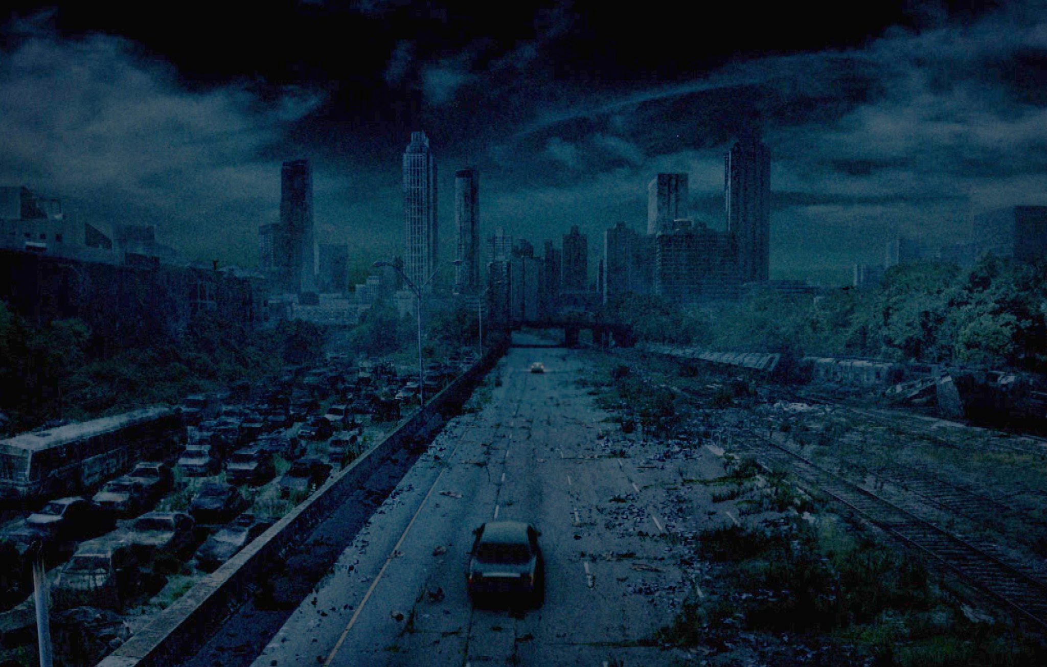 Города живые мертвые. Атланта Ходячие мертвецы. Walking Dead город. Город Атланта Ходячие мертвецы.