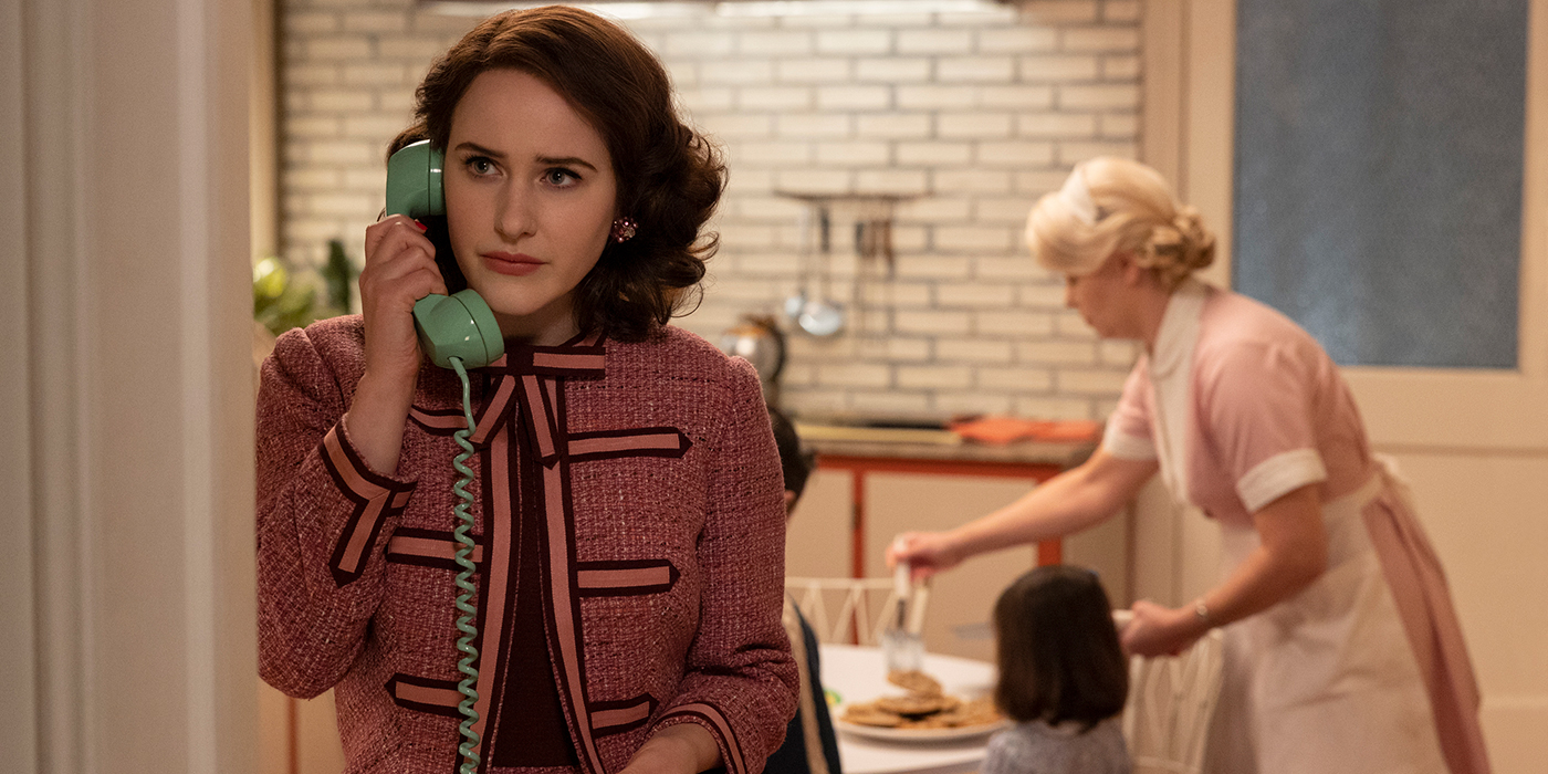 Rachel Brosnahan in The Marvelous Mrs. Maisel Season 5